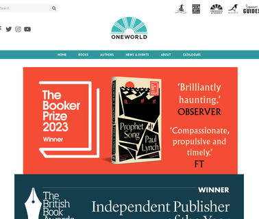 Oneworld Publications winning publisher
