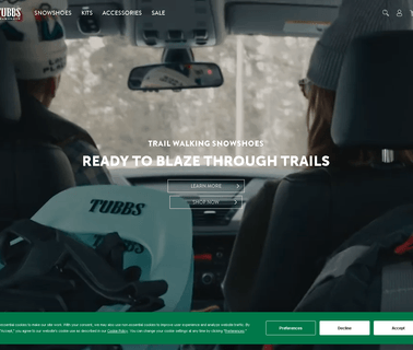 Tubbs Snowshoes nordic poles