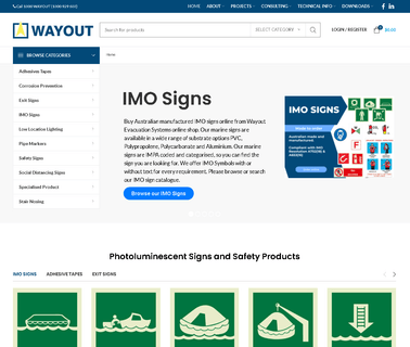 Photoluminescent Safety P photoluminescent markings