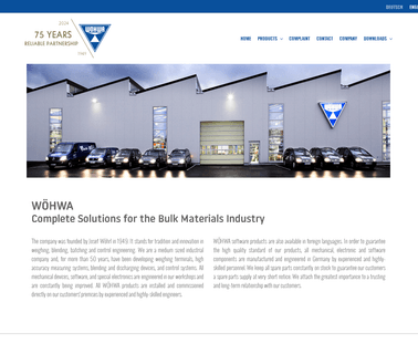Wöhwa Waagenbau Complete Solutions for the Bulk Materials Industry bulk controls