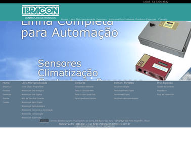 Ibracon Controles Eletronicos Rs instrument control panel