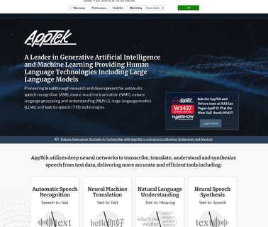 Apptek acquisition video