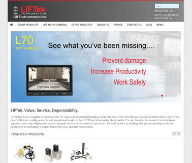 Anti Two Block Device Forklift Camera Systems Liftek block crane