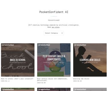 Pocketconfidant Ai software lifestyle