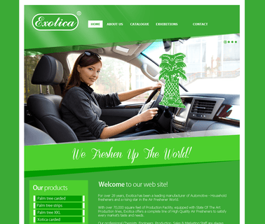 Exotica Fresheners Co. automotive clip