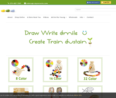 Crayon Rocks specially designed