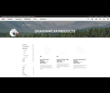 Dragonwear clothing construction
