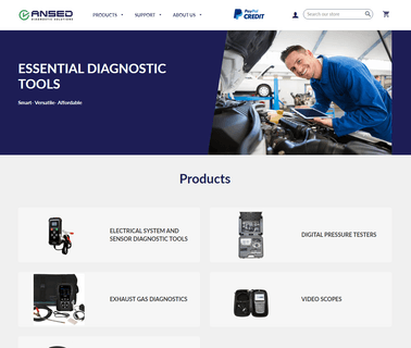 Ansed Diagnostic Solutions brands vehicles