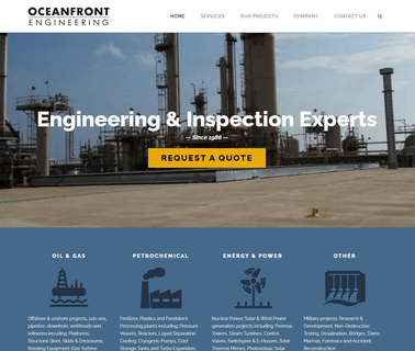 Oceanfront Engineering Engineering & Inspection Experts chemical environmental consulting