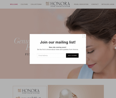 Honora Industries rings pearls