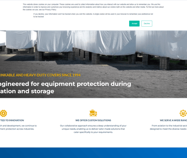 Transhield Inc. shipping covers