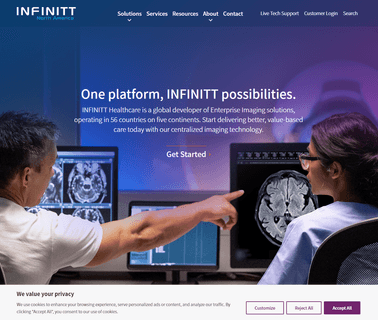 Infinitt North America analytics and reporting
