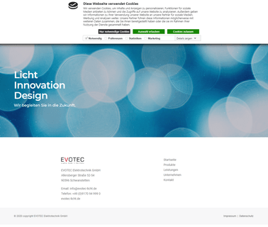 Evotec Elektrotechnik Gmbh residential pendant light