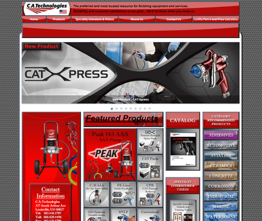 C.A. Technologies Spray Equipment developed wood