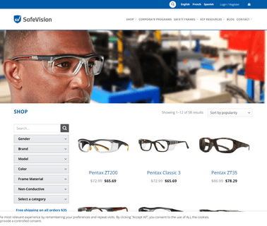 Home - Safevision,  corporate style