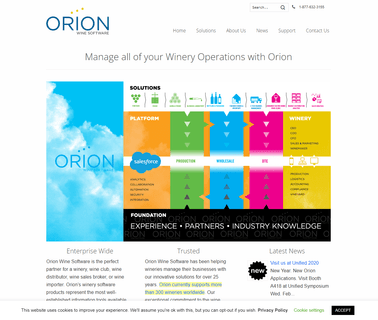 Orion Wine Software wine computer software systems