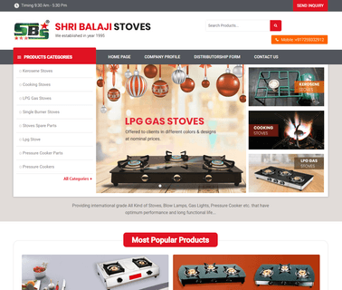 Shri Balaji Stoves burner gas stove
