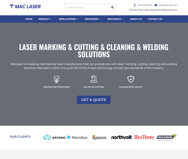 Guangzhou Mac Laser Marking marker machine fiber laser