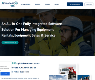 Rental Advantage Software equipment rental businesses