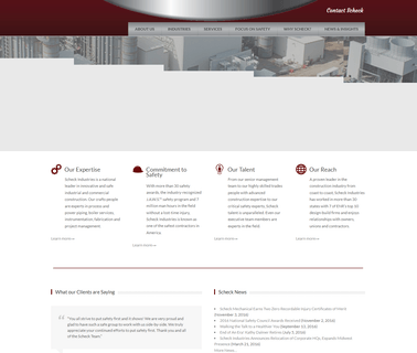 Scheck Industries boiler project management