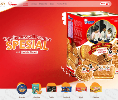 Pt. Universal Indofood Product Unibis milk crackers