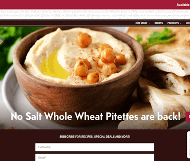 Toufayan Home Page bakery dog