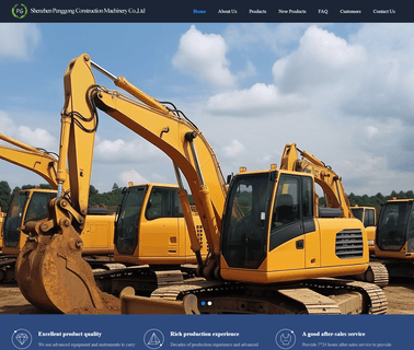 Shenzhen Penggong Construction Machinery excavator water pump