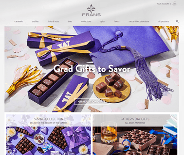Frans Chocolates: Profile free chocolates
