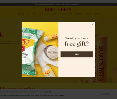 Burts Bees beautiful skin
