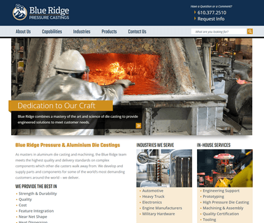 Aluminum Die Castings – Blue Ridge Pressure Castings die casting housings
