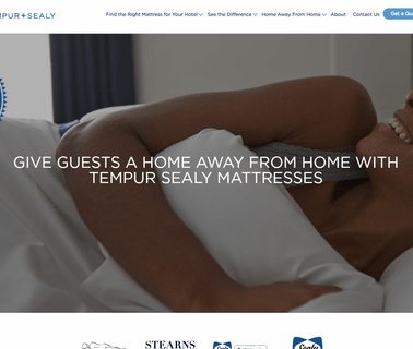 Tempur Sealy International international hospitality