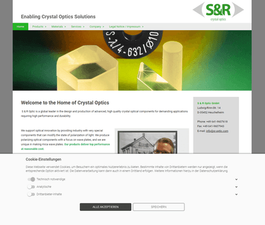 S & R Optic Gmbh quality quartz