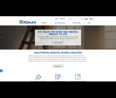 Roman Decorating Products wallpaper wallcoverings