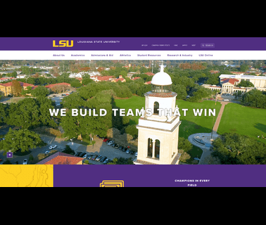 Louisiana State University, Transformational Technologies best football