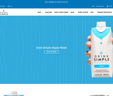 Drinkmaple organic allergy