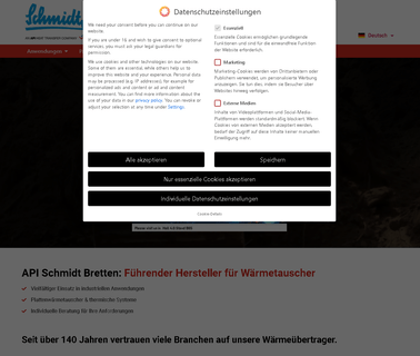 Api Schmidt Bretten. beverage extraction