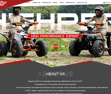 Hangzhou High Per Corporation electric atv