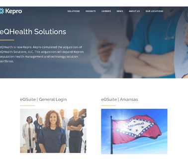 Eqhealth Solutions integration interoperability financial