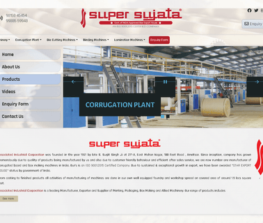 Associated Industrial Corporation box slotting