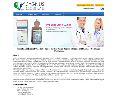 Cygnus Healthcare Specialities tablet usp