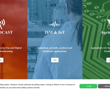 Neetra Srl; Trasmettitori Broadcast Radio per dei