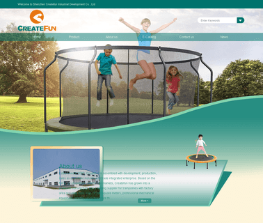 Shenzhen Createfun Industrial Development trampoline mini
