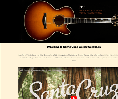 Santa Cruz Guitar acoustic instruments
