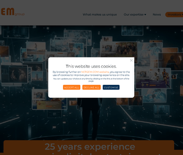 Netgem broadcasting set top boxes