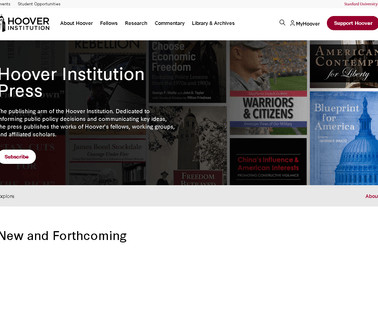 Hoover Institution Press arm work