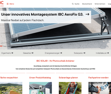 Ibc Solar Ag solar photovoltaic modules