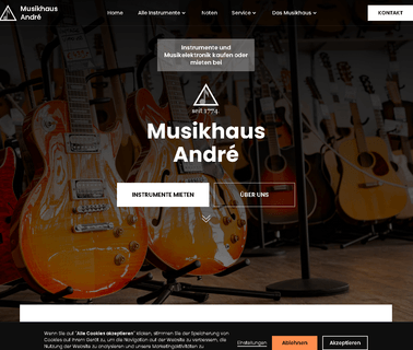 Musikhaus André E.Kfm. musical instruments cheap