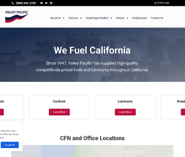Valley Pacific Petroleum Services fuel equipment petroleum products