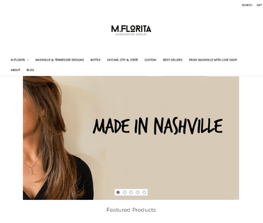 M.Florita Jewelry stamped