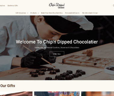 Chipn Dipped Chocolatier gifts christmas